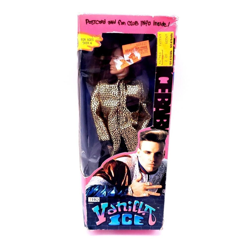 Vintage Vanilla Ice Rapper 1991 Action Figure Doll New 90s Hip Hop SEALED NIB